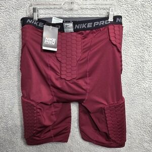 NEW Nike Pro Dry Fit‎ Unisex Men's XL Maroon Lightweight Combat Shorts